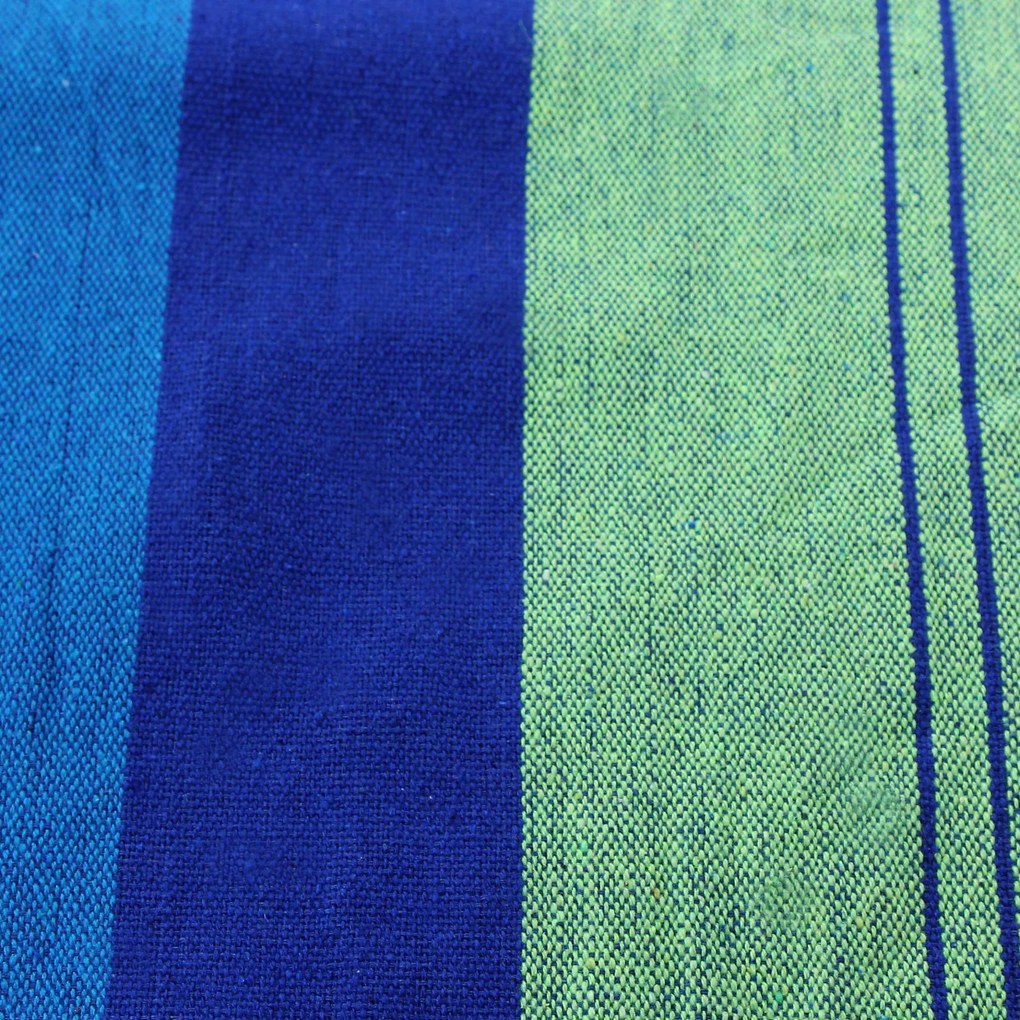 Rede de descanso jardim 210 x 150 cm verde-azul