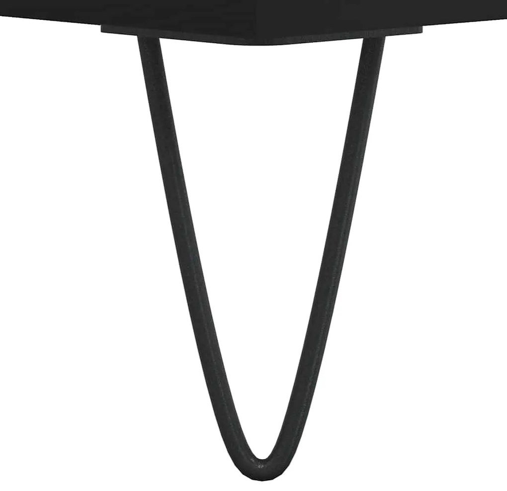 Armário de casa de banho 58x33x60 cm derivados madeira preto