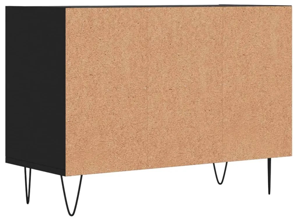 Móvel de TV 69,5x30x50 cm derivados de madeira preto