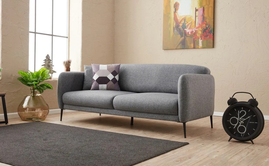 Sofá-cama de 3 Lugares Venus – Cinzento – 210 x 80 x 95 cm