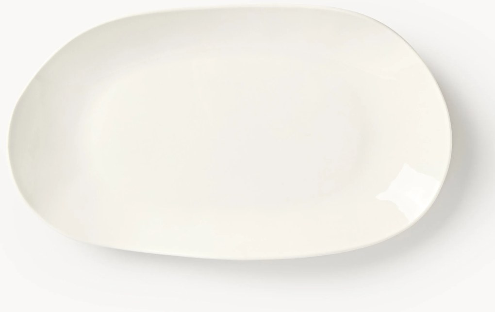 Travessa em porcelana com forma orgânica Joana