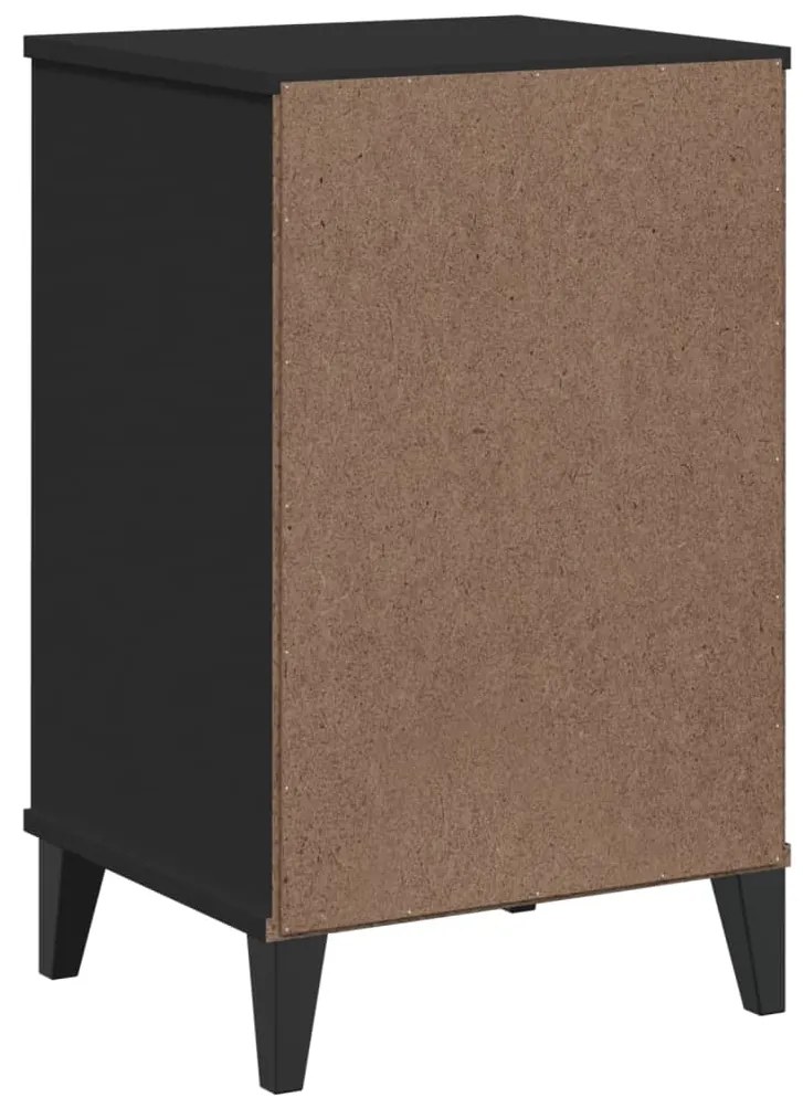 Mesa de cabeceira VIKEN derivados de madeira preto