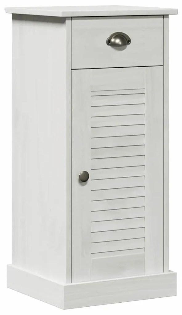 Conjunto de Móveis para Banheiro com gaveta 3 pcs Branco antigo