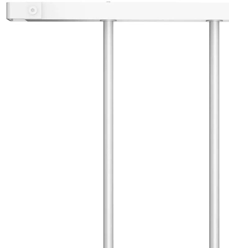 Painel de vedação aço revestido a pó 1,7x1 m branco