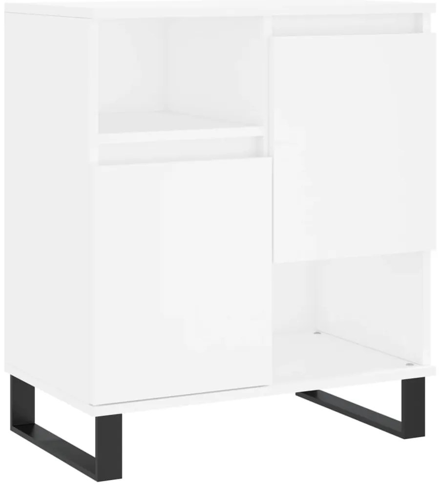 Aparadores 2 pcs derivados de madeira branco