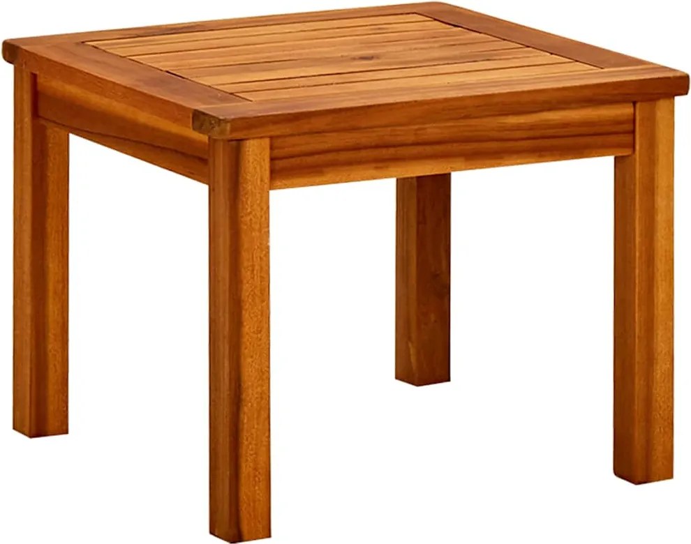 316394 vidaXL Mesa de centro p/ jardim 45x45x36 cm madeira de acácia maciça