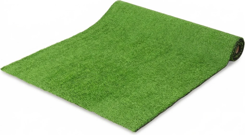 Outsunny Relva Sintética 1x4 m Tapete de Relva Artificial com Altura de 10 mm Drenagem Automática Verde | Aosom Portugal
