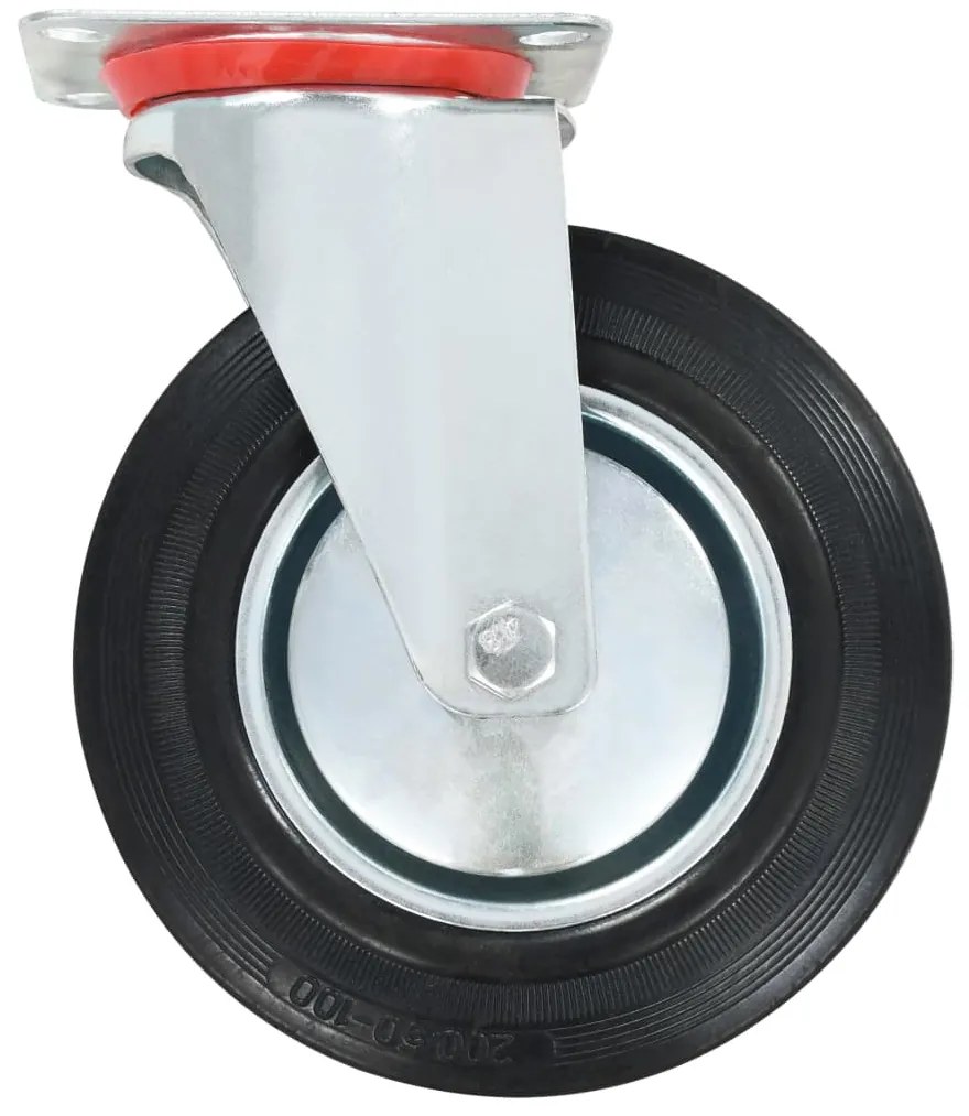 Rodas giratórias 4 pcs 200 mm