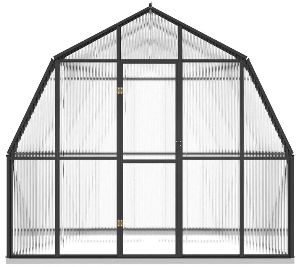 Estufa GreenHouse com Base - 6,43 m² - Estrutura em Aluminio e Aço