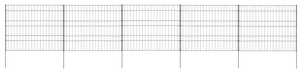 vidaXL Conjunto painéis de vedação para jardim 99,6x79,8 cm verde
