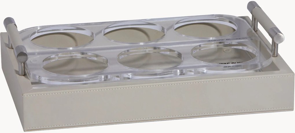 Tabuleiro em couro sintético Waves