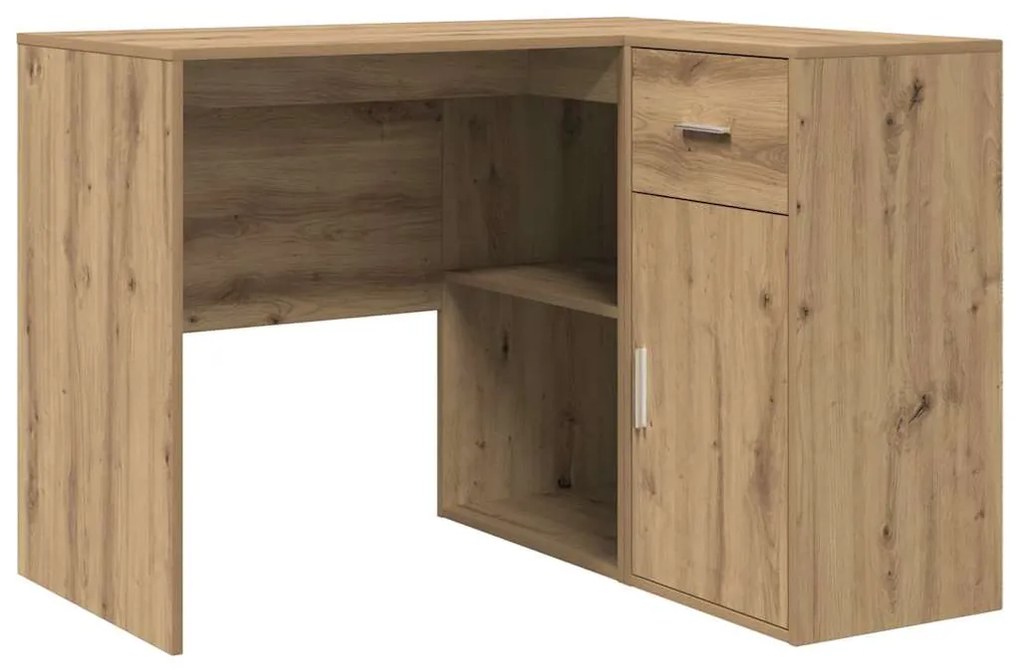 Mesa de Canto Carvalho Artesanal 102x88x75 cm Madeira engenheirada