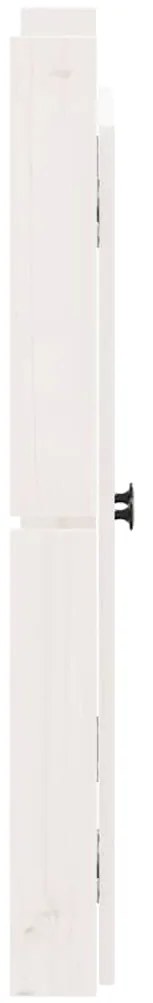 Portas cozinha p/ exterior 2 pcs 50x9x82 cm pinho maciço branco