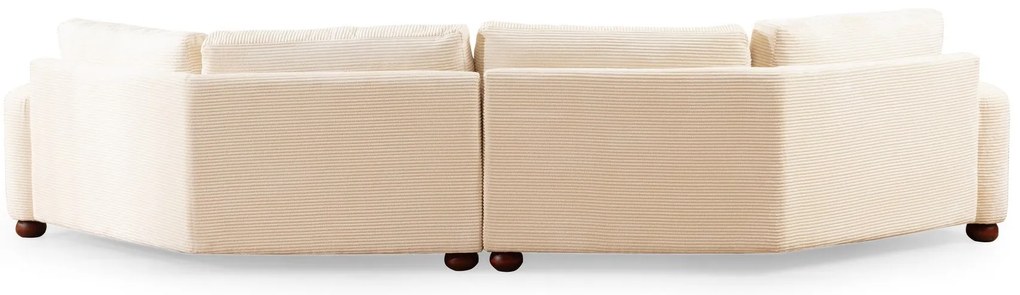 **** Sofá de 4 Lugares River – Bege – 330 cm x 105 cm x 90 cm

**