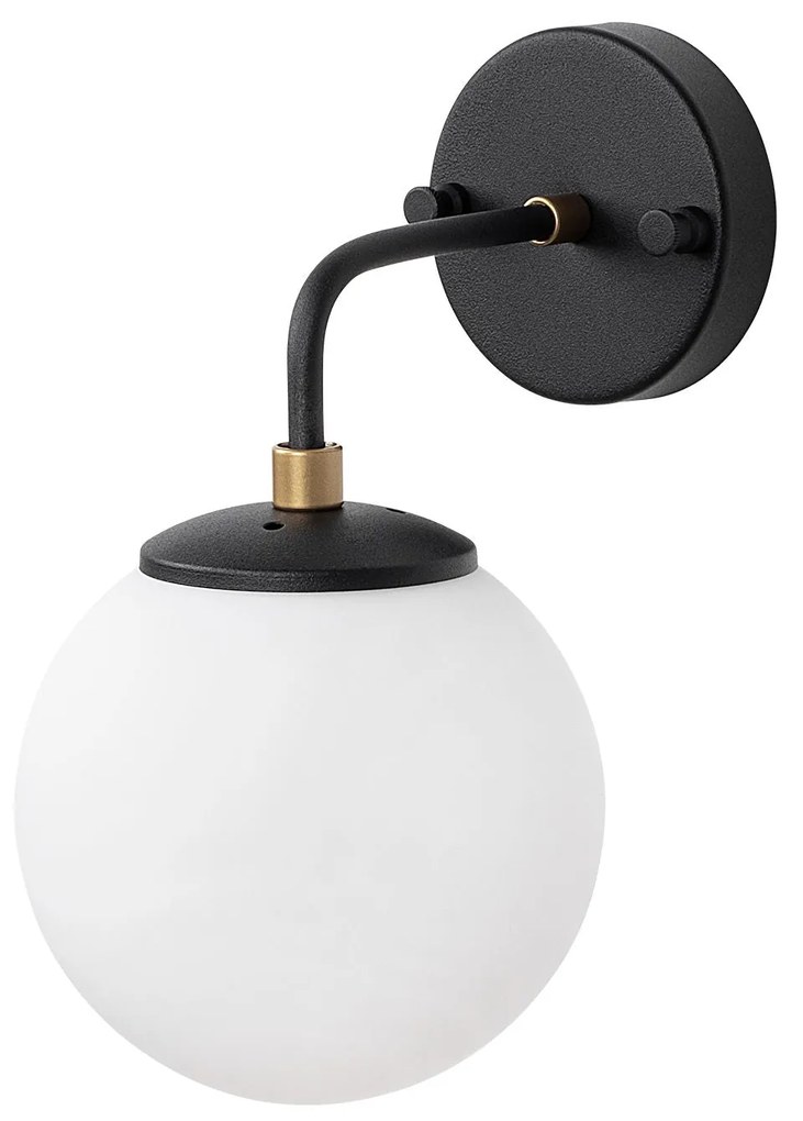 Aplique de Parede Horn – Preto – 15 x 21 x 27 cm