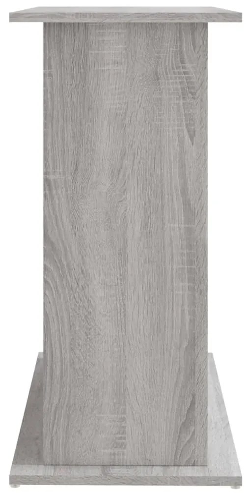 Suporte de aquário 81x36x73cm derivados de madeira cinza sonoma