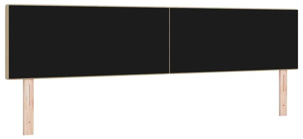 Cabeceira LED vidaXL Design Simples Verde Claro Cinza 100 cm Tecido Co