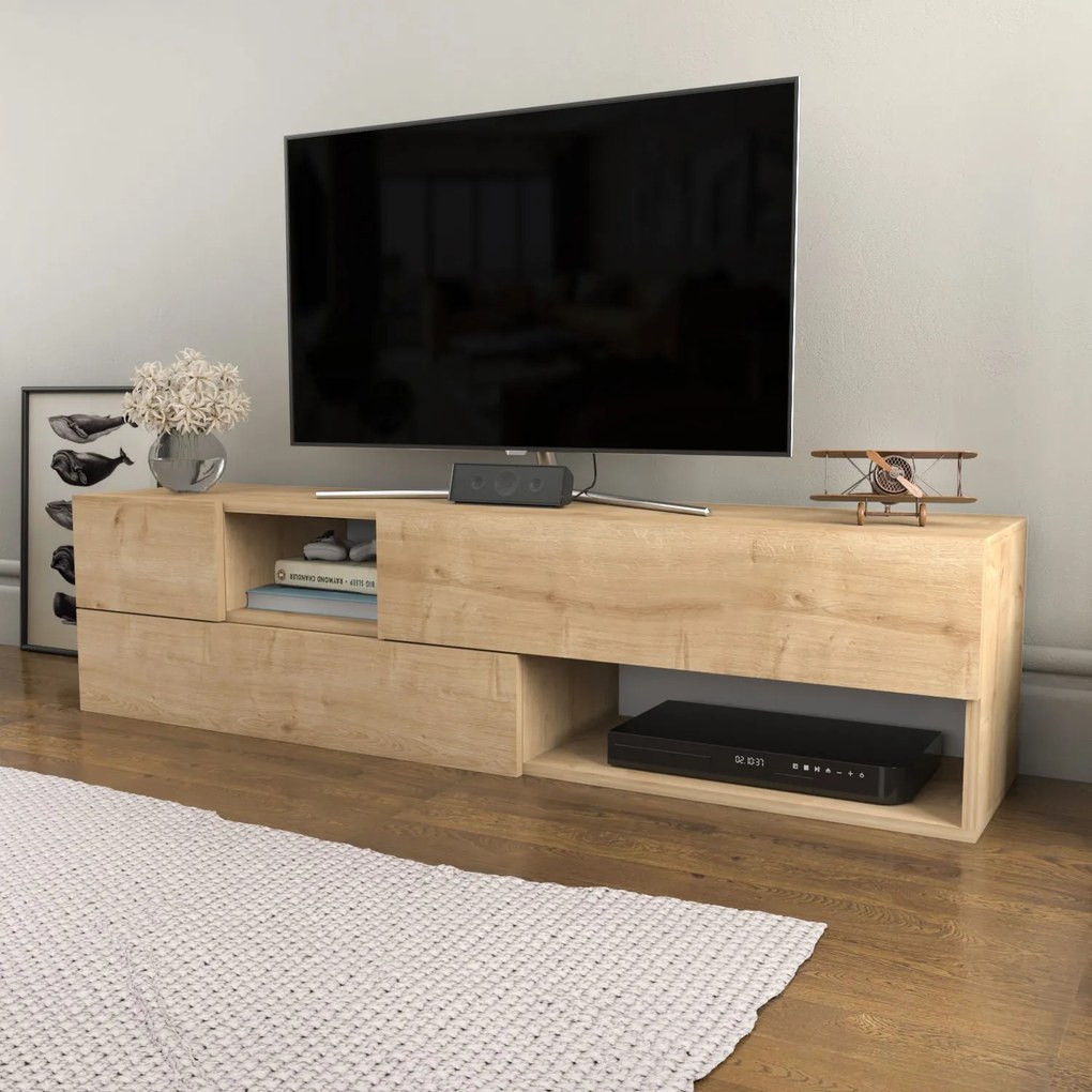 Móvel TV Morton – Carvalho – 160x37,7x40 cm