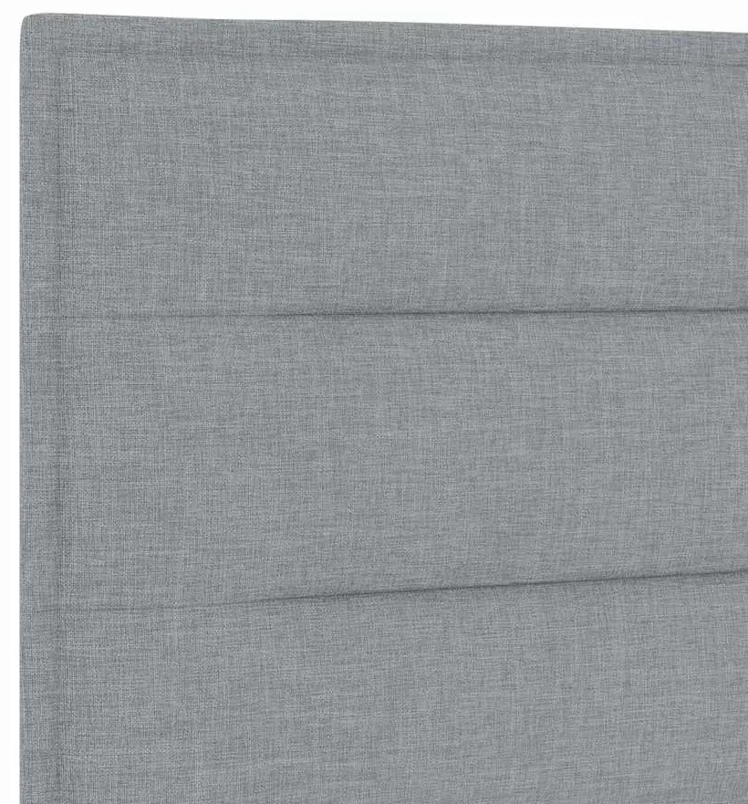 Cama vidaXL Cinza Claro 90x200 cm Tecido