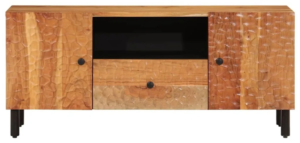 Móvel de TV 105x33x46 cm madeira de acácia maciça