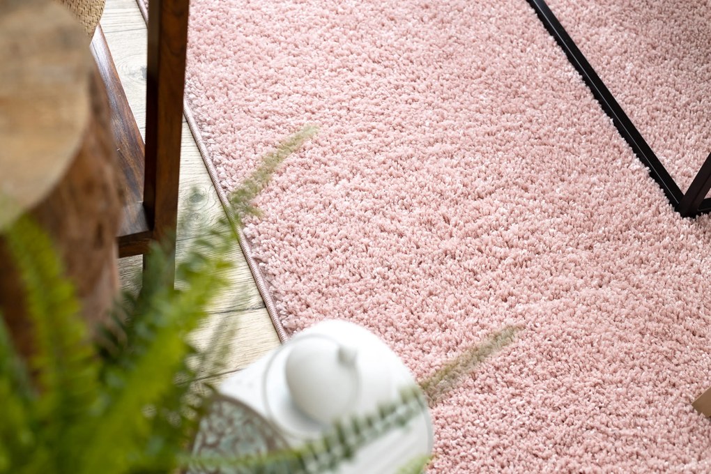 Tapete BERBER 9000 rosa Franjas berbere marroquino shaggy - PRODUTO DE SEGUNDA GRAU
