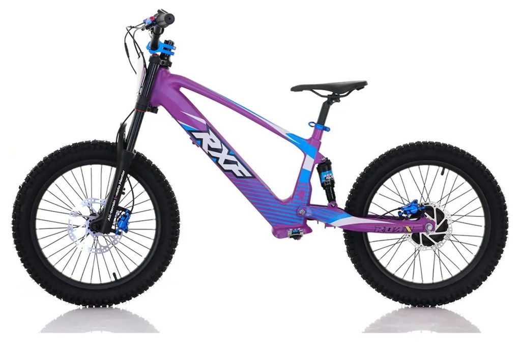 Bicicleta elétrica infantil 750W 20" RXF Evo Racing Roxo