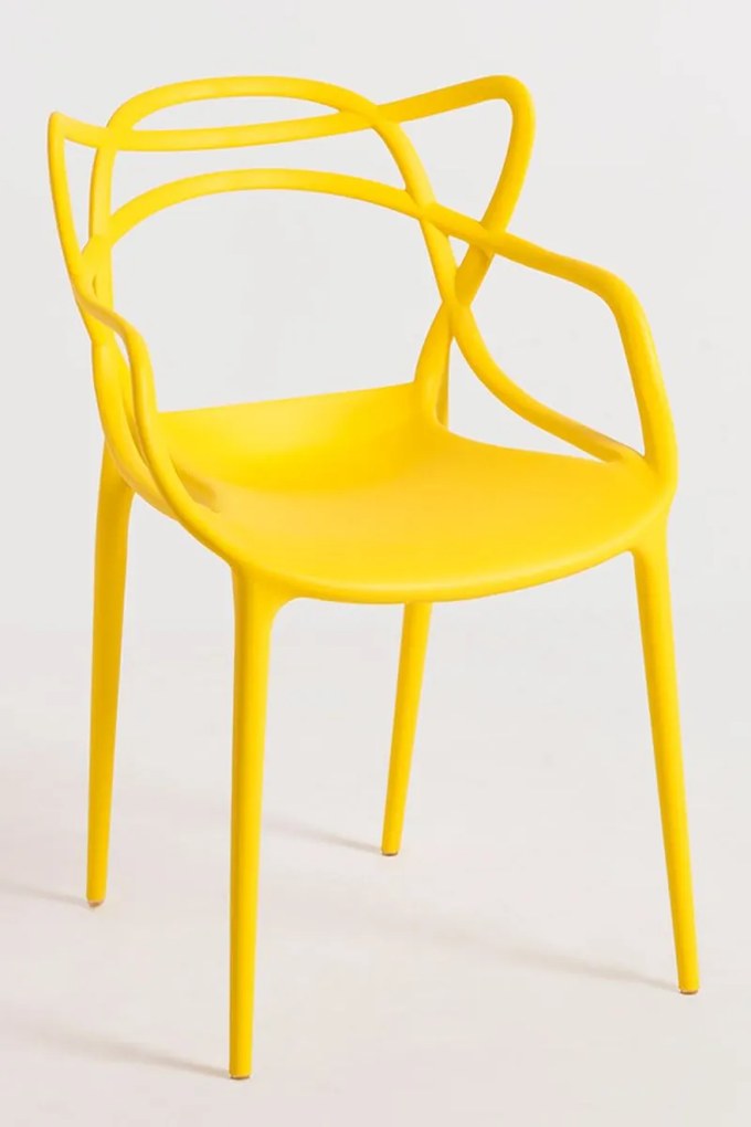Pack 4 Cadeiras Korme - Amarelo