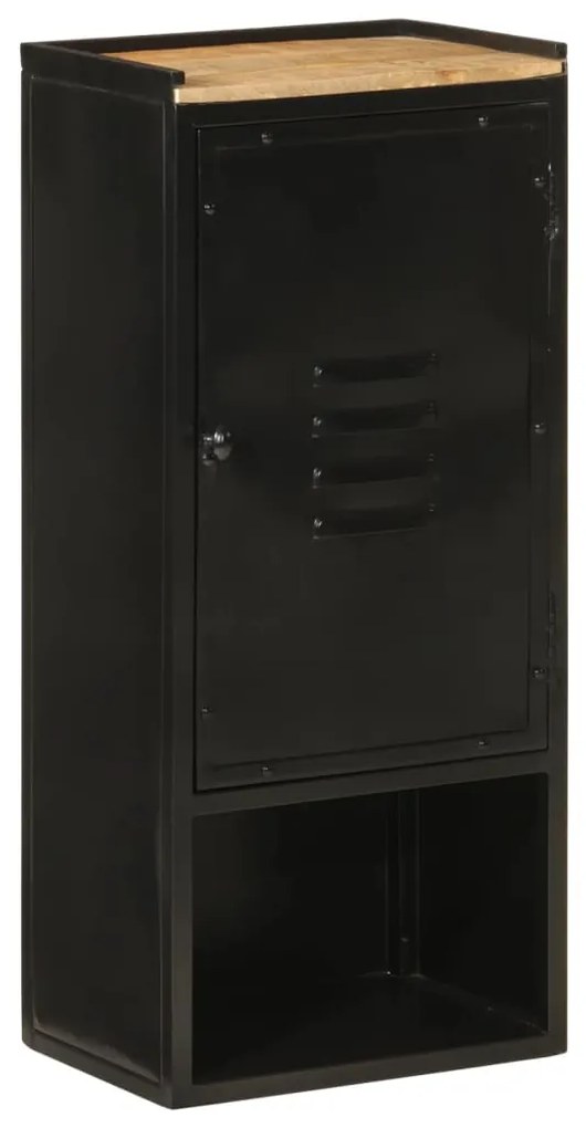 Armário p/ casa de banho 40x27x90 cm ferro e mangueira maciça
