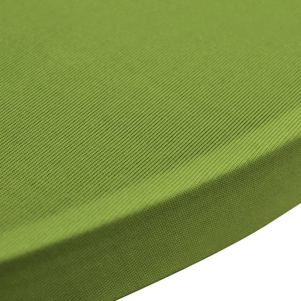 Capa extensível para mesa 4 pcs 70 cm verde