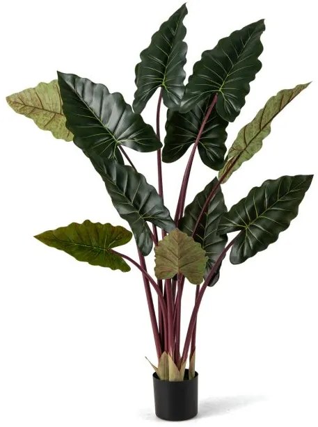 Conjunto de 2 plantas de buganvílias artificiais de 120 cm, planta com flores artificiais em vaso de viveiro com flores rosas em plena floração