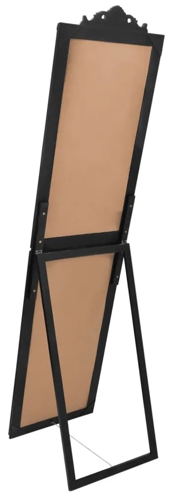 Espelho de pé 40x160 cm preto
