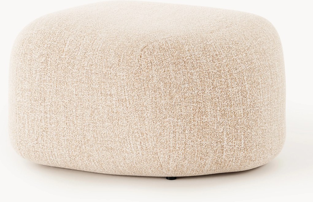 Pufe oval em bouclé Wolke