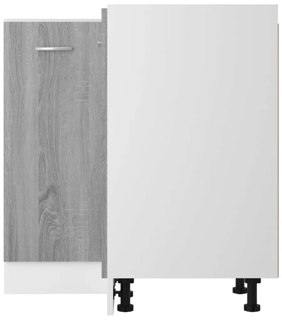 Armário cozinha “Lyon” 75,5x75,5x81,5cm sonoma cinza