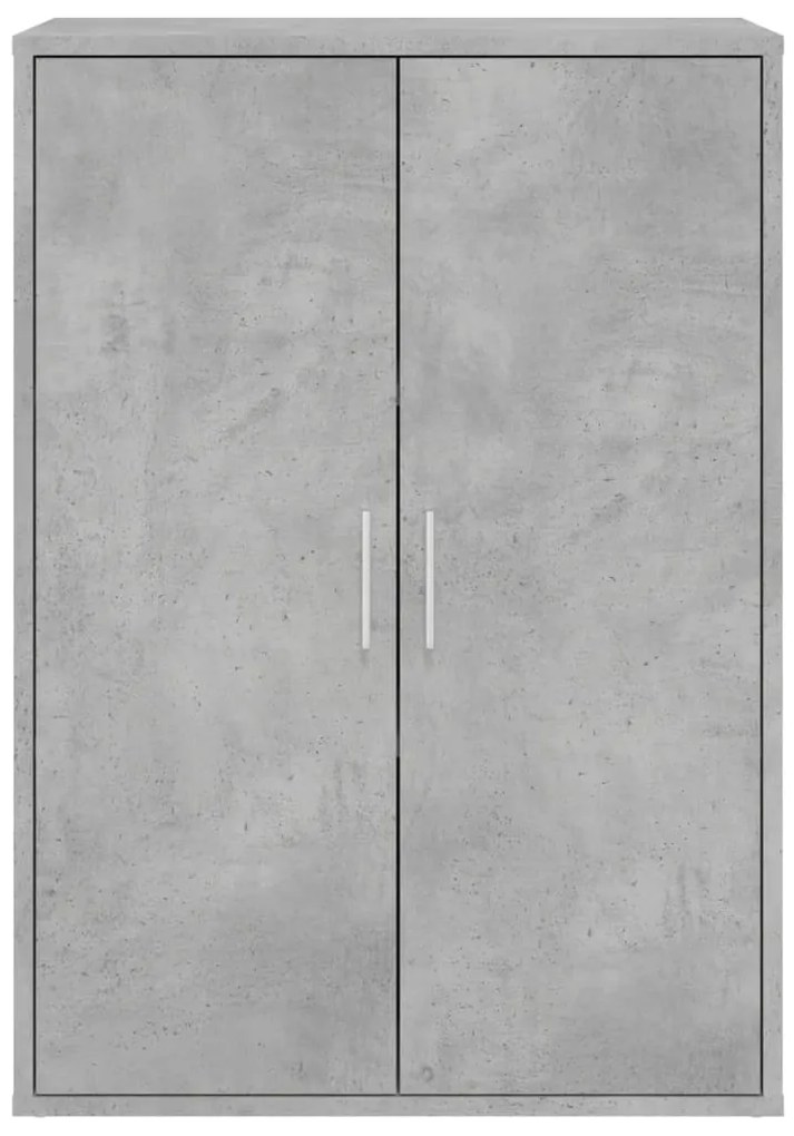Aparadores 2 pcs 60x31x84 cm derivados madeira cinzento cimento