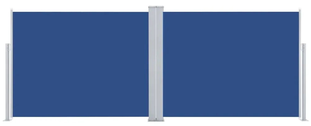 Toldo lateral retrátil 140x1000 cm azul