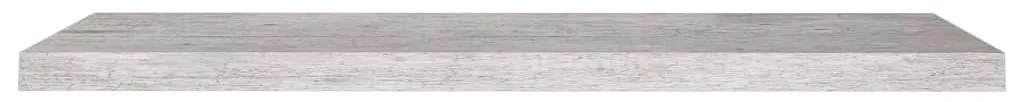 Prateleiras de parede 4 pcs 90x23,5x3,8cm MDF cinzento-cimento