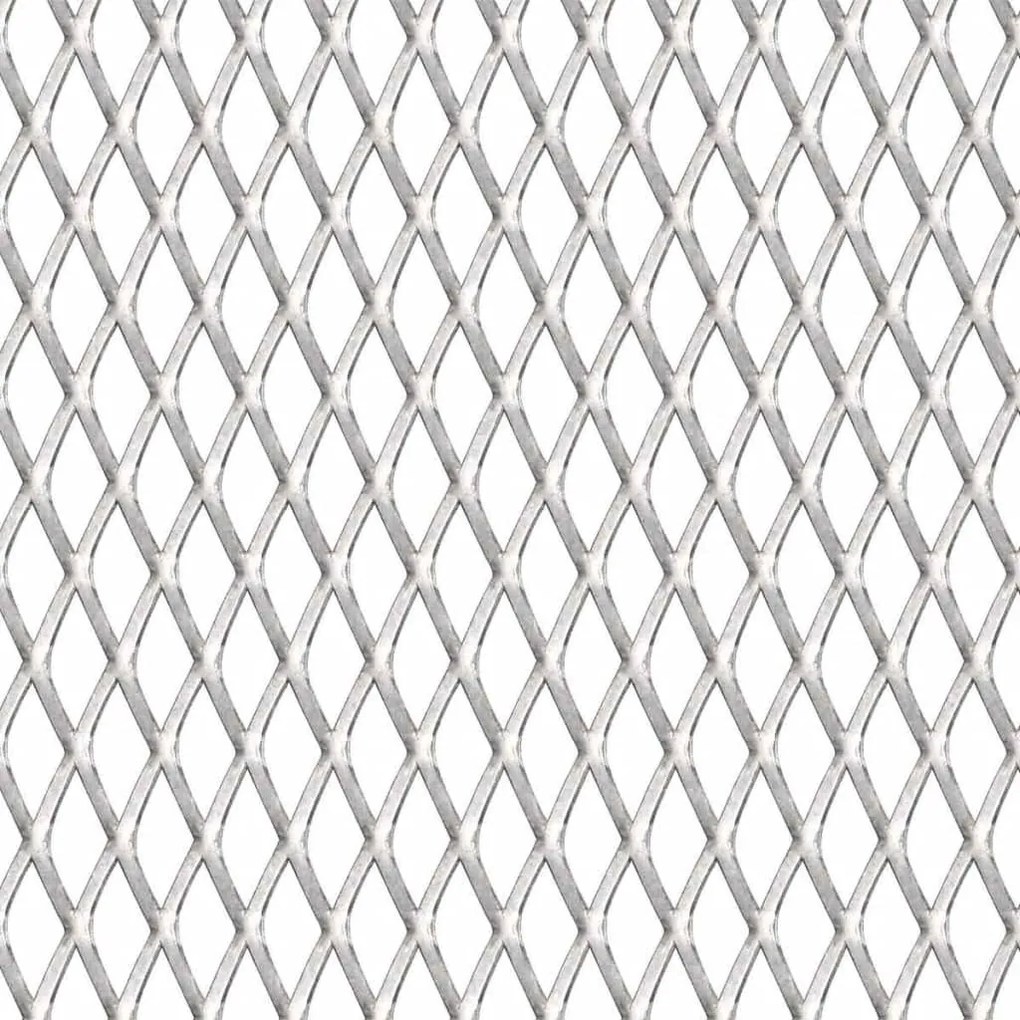 Cerca de arame p/ jardim aço inoxidável 50x50 cm 20x10x2 mm