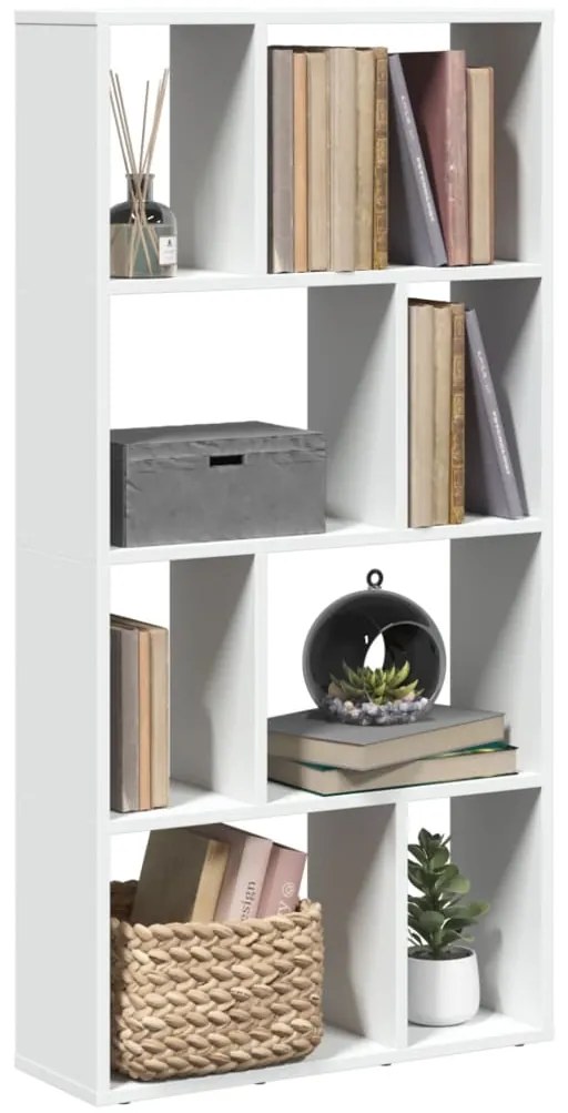 vidaXL Estante Branca 60x20x120,5 cm Madeira Engenheirada