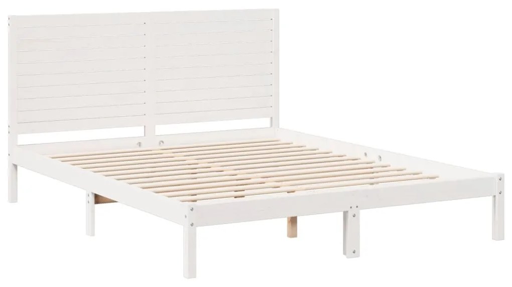 Cama extra longa sem colchão 160x210 cm madeira maciça