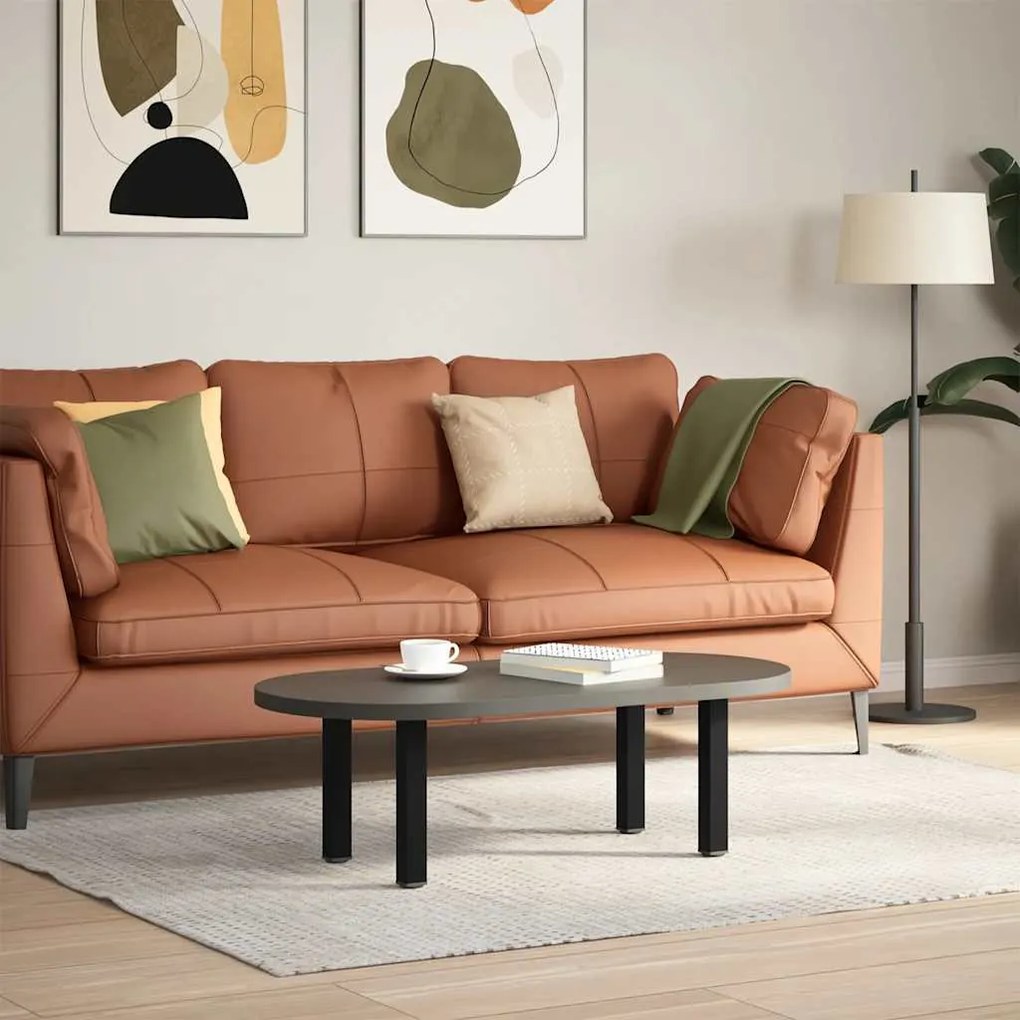 Pés para mesa de centro 4 peças, preto, 42-44 cm, aço