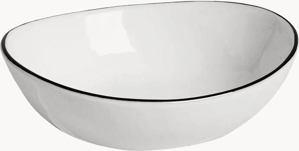 Taças de aperitivos de porcelana artesanais Salt, conjunto de 2