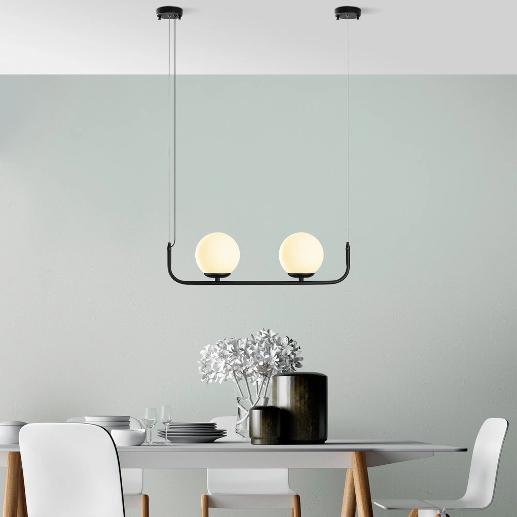 Chandelier Faruk – Preto – Diâmetro da Base 10 cm x Altura Total 20-11