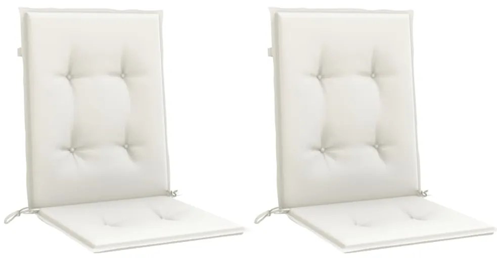 Almofadões lombares p/ cadeiras 2pcs 100x50x4cm mesclado tecido