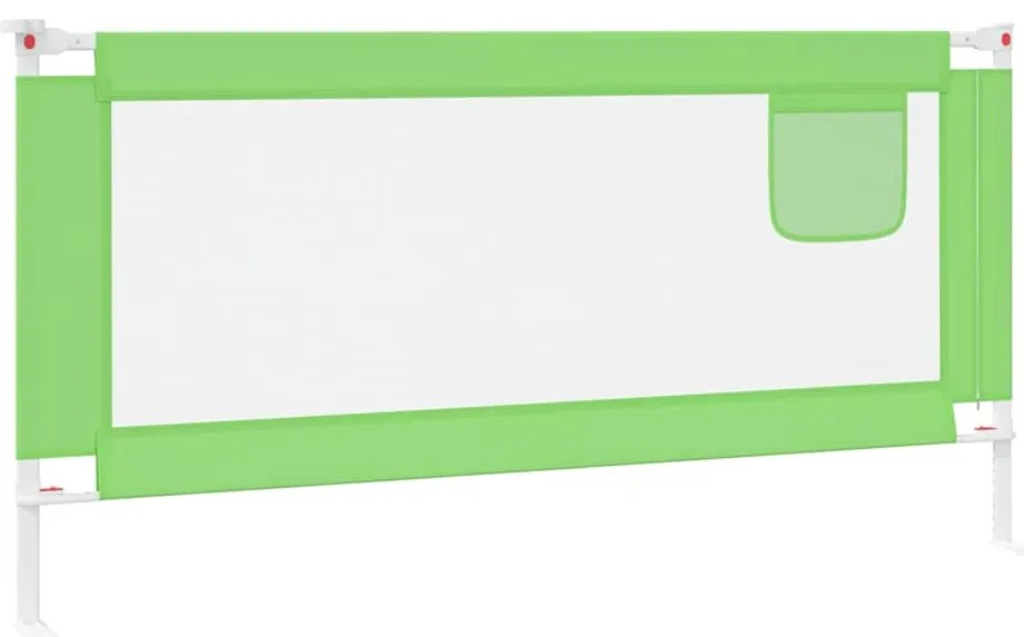 Barra de segurança p/ cama infantil tecido 180x25 cm verde