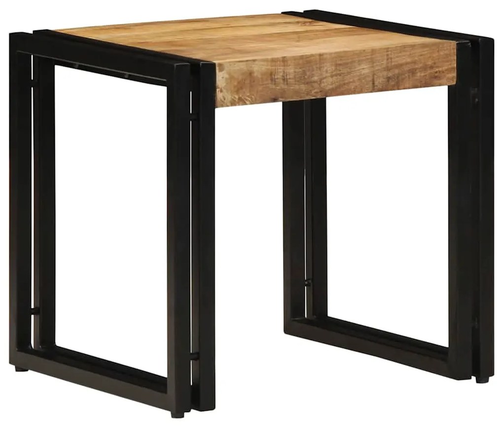 vidaXL Mesa de centro Castanho 40 x 40 x 38 cm Madeira de manga maciça