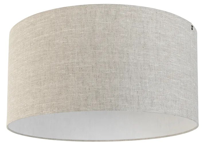 Abajur em tecido Cinza Claro 50/50/25