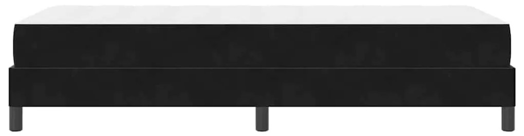 Cama box spring com colchão Preto 80 x 200 cm Veludo