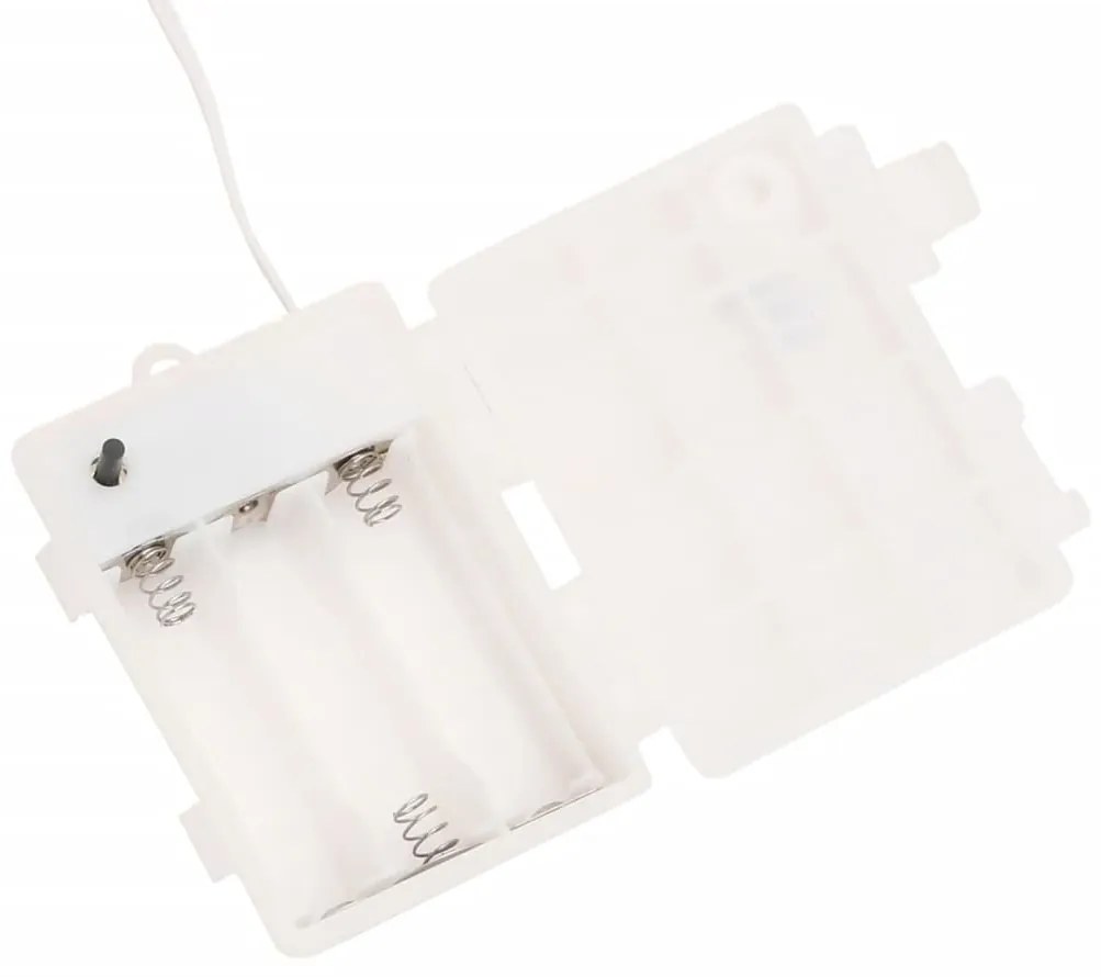 Luzes de Natal com LEDs 3 pcs dobrável vermelho