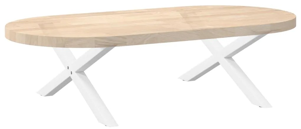 Pés para mesa de centro em formato de X, 2 peças, branco, 70x (30-31)