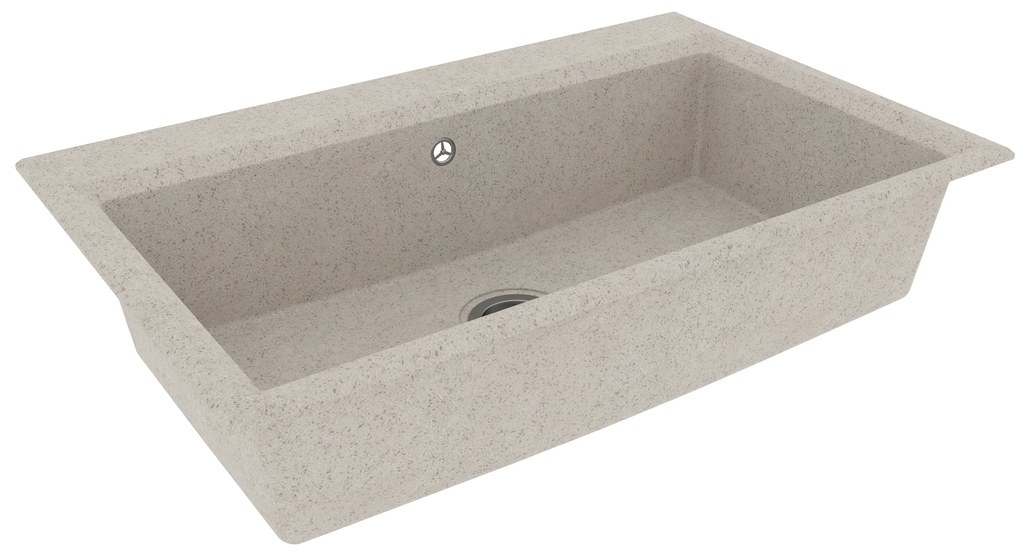 Pia de Cozinha Bege 790x500x193 mm Granito